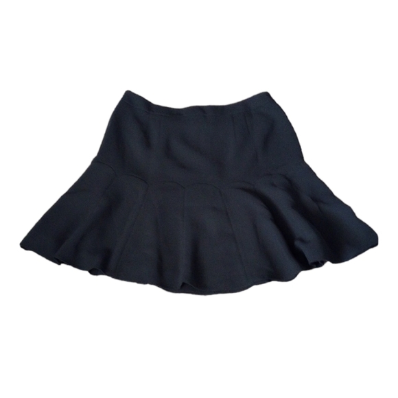 Talbots Womens Skirt Sz 16P Black Flippy Office Career Suit Work Church Winter - Picture 3 of 8